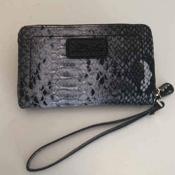 NWOT Lula wristlet faux snake print wallet zipper closure - Picture 13 of 14